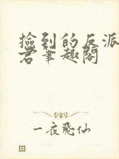 捡到的反派成夫君笔趣阁