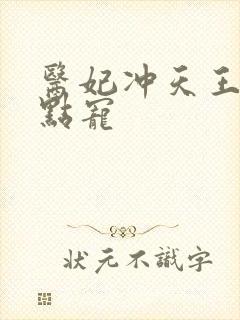 医妃冲天王爷轻点宠