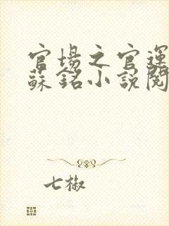 官场之官运亨通苏铭小说阅读