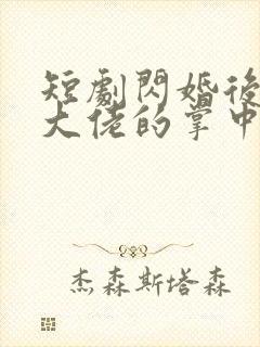 短剧闪婚后成了大佬的掌中之物