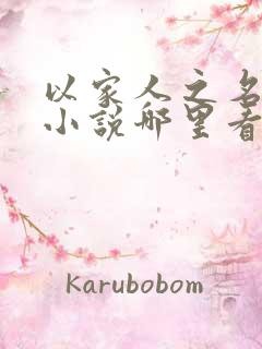 以家人之名原著小说哪里看