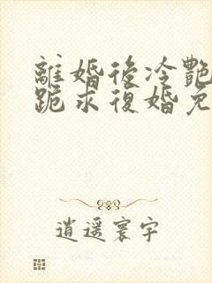 离婚后冷艳总裁跪求复婚免费阅读