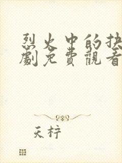 烈火中的抉择短剧免费观看