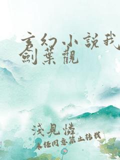 玄幻小说我有一剑叶观