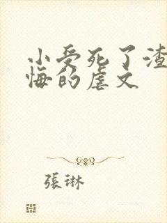 小受死了渣攻后悔的虐文