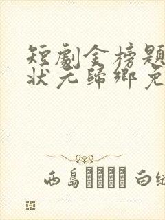 短剧金榜题名之状元归乡免费全集