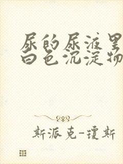 尿的尿液里面有白色沉淀物