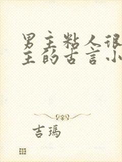 男主粘人很黏女主的古言小说