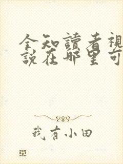 全知读者视角小说在哪里可以看