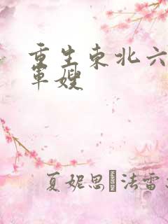 重生东北六零小军嫂