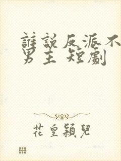 谁说反派不能当男主 短剧