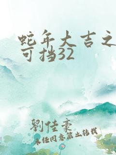 蛇年大吉之婚不可挡32