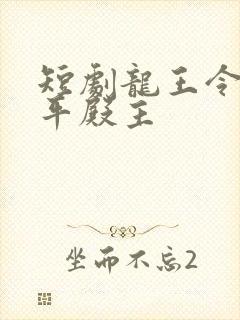 短剧龙王令之陈平殿主