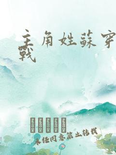 主角姓苏穿越抗战