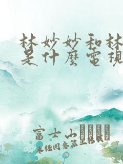 林妙妙和林够够是什么电视剧