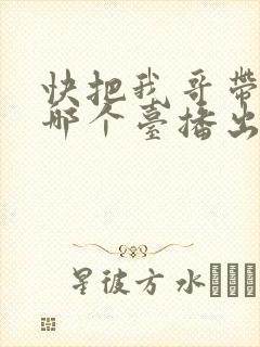 快把我哥带走在哪个台播出