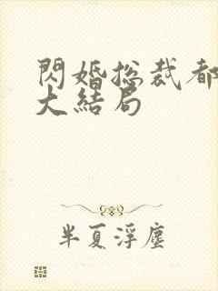 闪婚总裁都很穷大结局