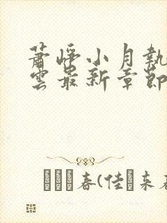 萧峥小月执掌风云最新章节