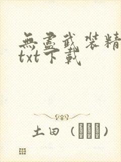 无尽武装精校版txt下载