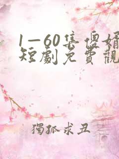 1—60集傻婿短剧免费观看