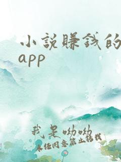 小说赚钱的软件app