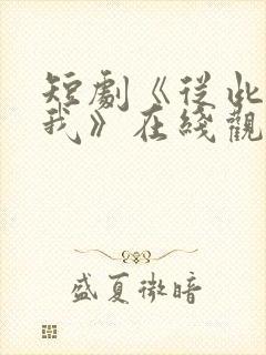 短剧《从此没有我》在线观看