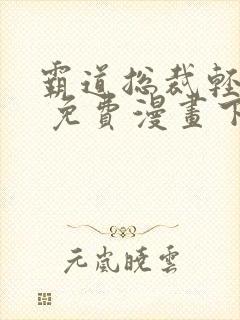 霸道总裁轻轻爱 免费漫画下拉爱漫画