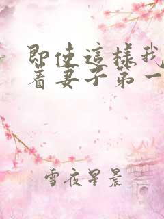 即使这样我还爱着妻子第一集