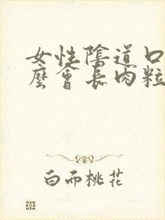 女性阴道口为什么会长肉粒