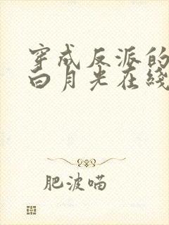 穿成反派的短命白月光在线全文阅读