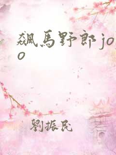 飙马野郎jojo
