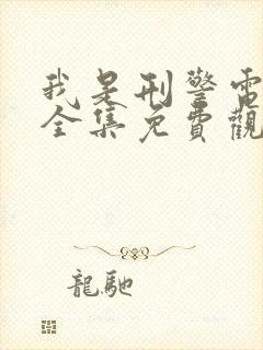 我是刑警电视剧全集免费观看2024