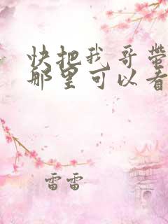 快把我哥带走在那里可以看