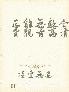 正能无敌全集免费观看高清