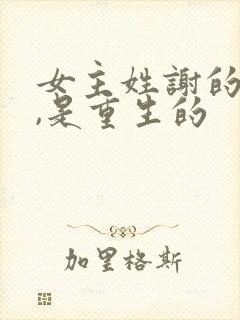 女主姓谢的小说,是重生的