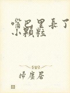 嘴巴里长了好多小颗粒