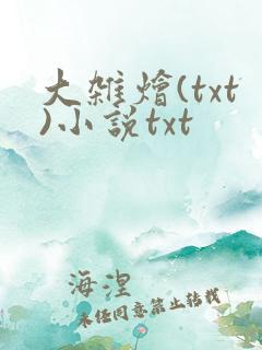 大杂烩(txt)小说txt