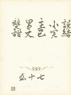 双男主小说推荐甜文已完结娱乐圈