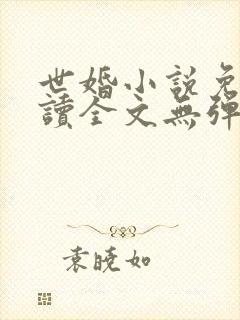 世婚小说免费阅读全文无弹窗