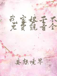 我家娘子不对劲免费观看全集