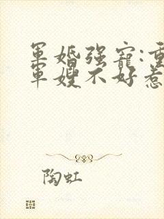 军婚强宠:重生军嫂不好惹