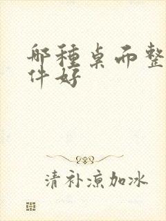 哪种桌面整理软件好