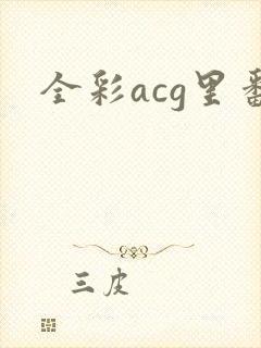 全彩acg里番
