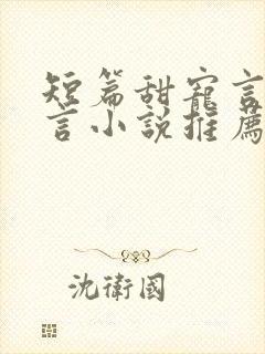 短篇甜宠言情现言小说推荐