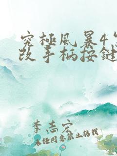 究极风暴4怎么改手柄按键