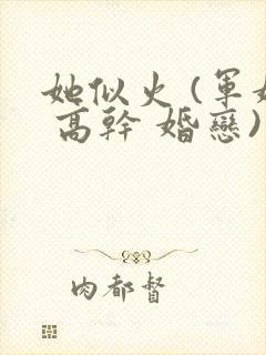 她似火 (军婚 高干 婚恋)笔趣阁全文免费