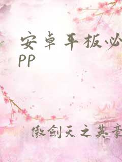 安卓平板必备app