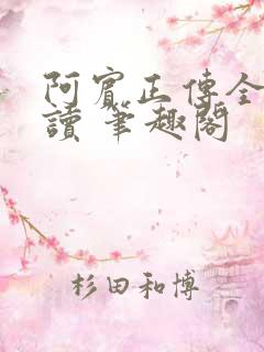 阿宾正传全文阅读 笔趣阁