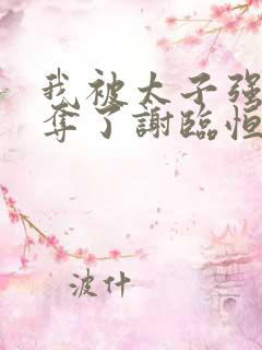 我被太子强取豪夺了谢临恒的小说免费阅读