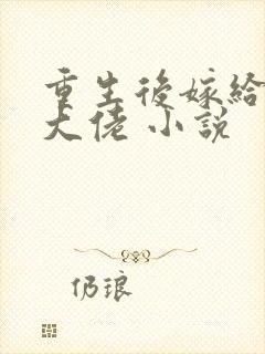 重生后嫁给残疾大佬 小说